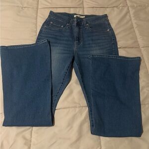 Levi's Women's Boot Cut Jeans in Deep Blue